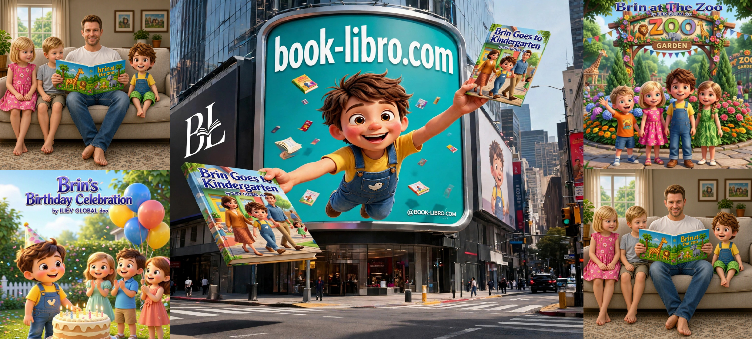 Brin's World Series - 9 illustrated children's books (ages 3-8) - instant PDF download - book-libro.com